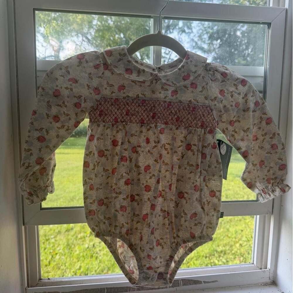 Modern Moments by Gerber Baby Smocked Floral Romper 24M